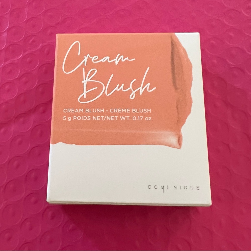 Cream Blush in a rich beautiful Warm Peach 🍑 Dominique Cosmetics NWOT